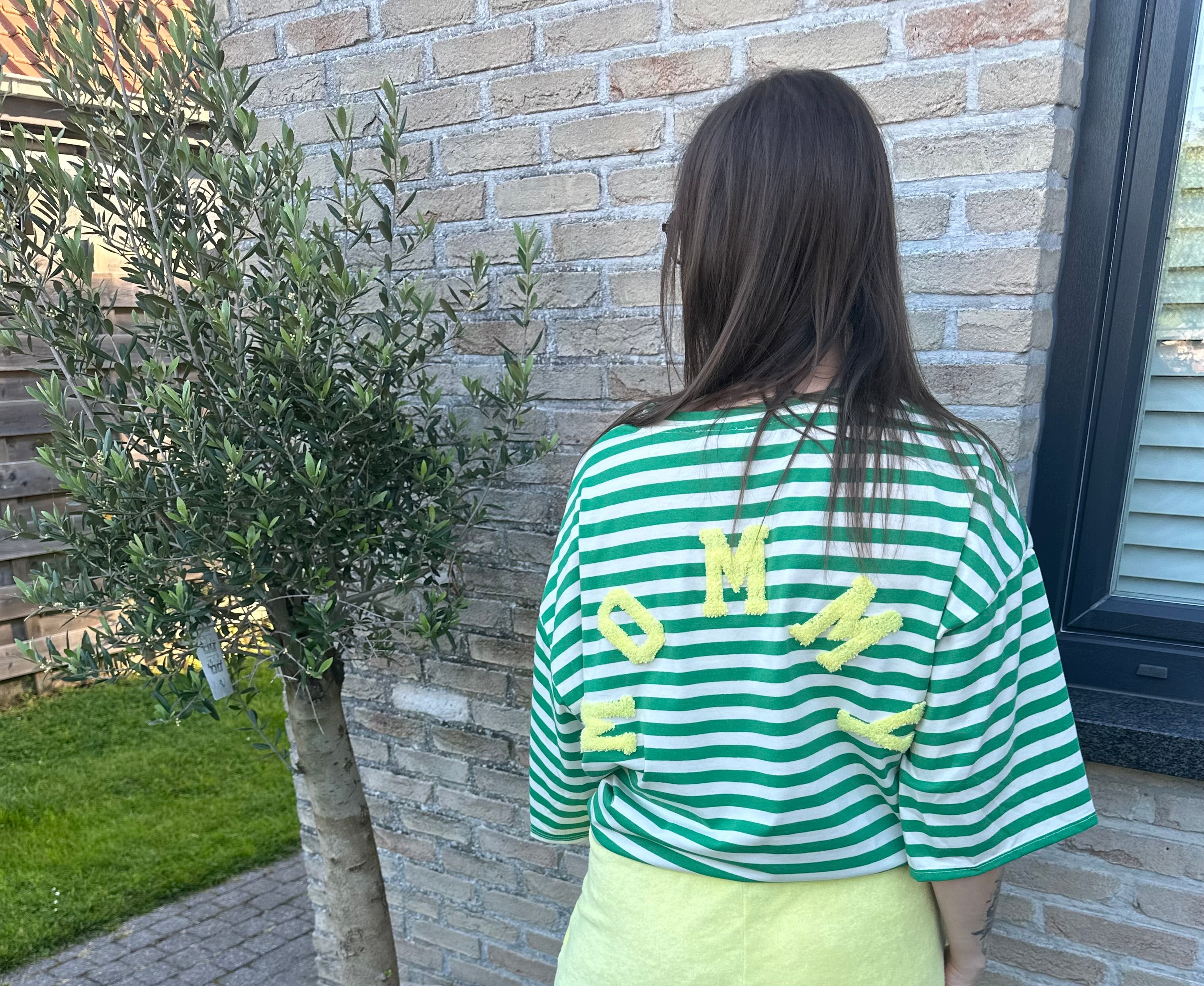 Ines T-shirt Mommy Groen