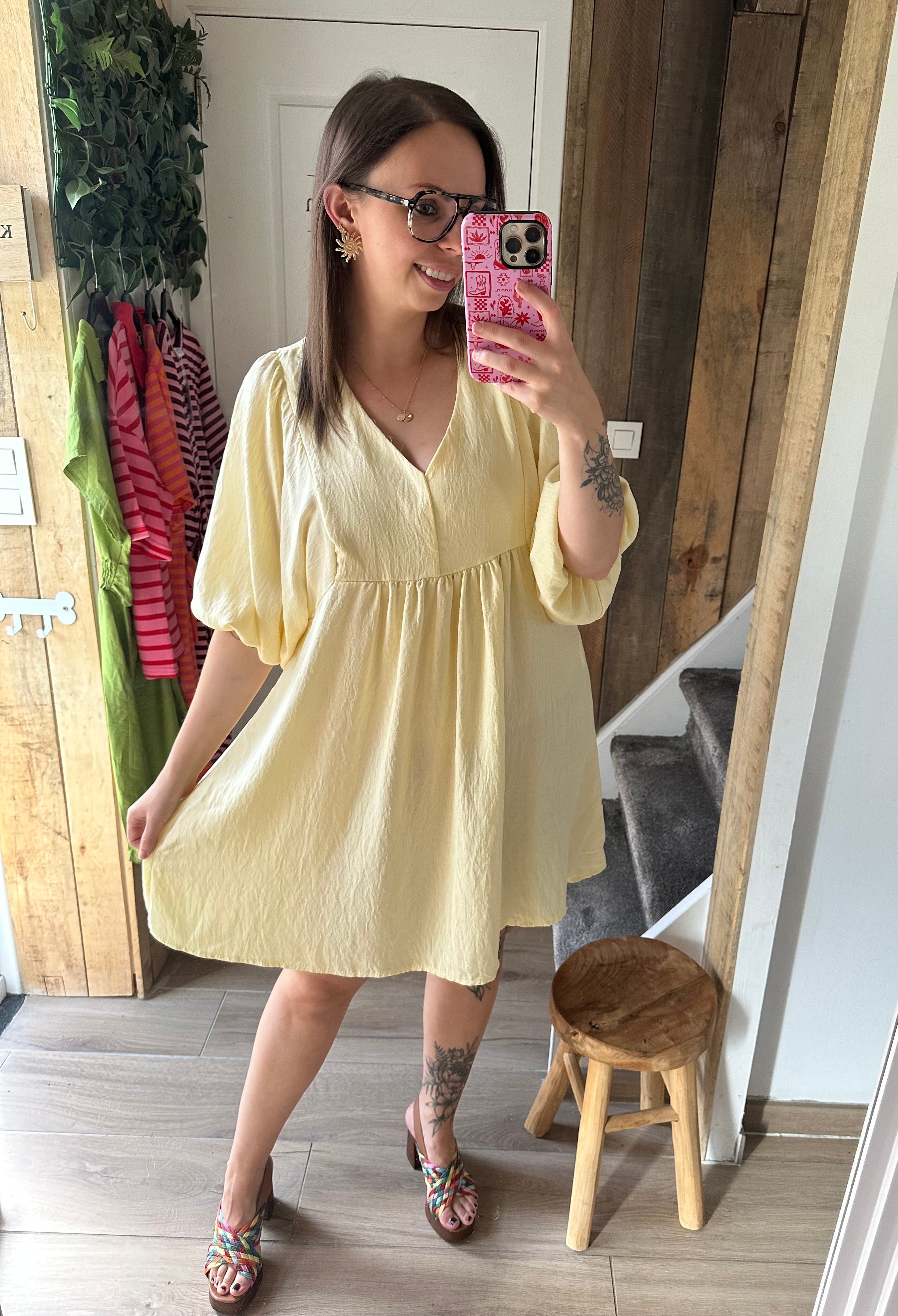 Manon Dress Yellow
