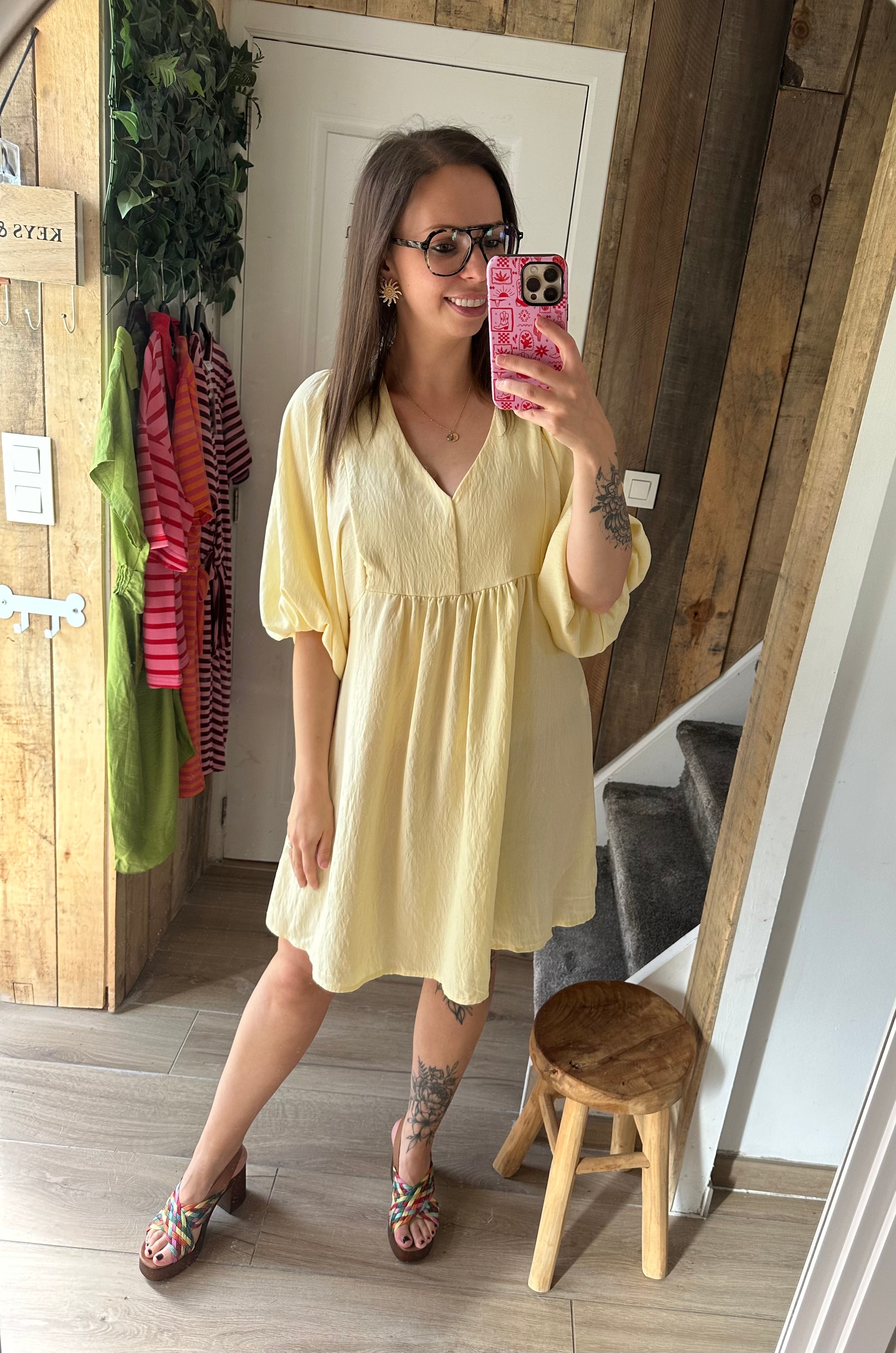 Manon Dress Yellow