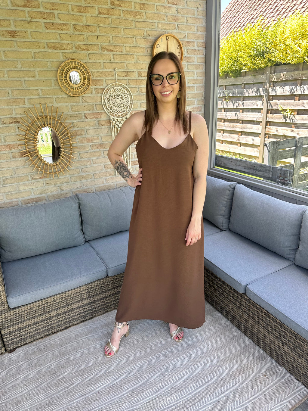 Esmée Dress Chocolade