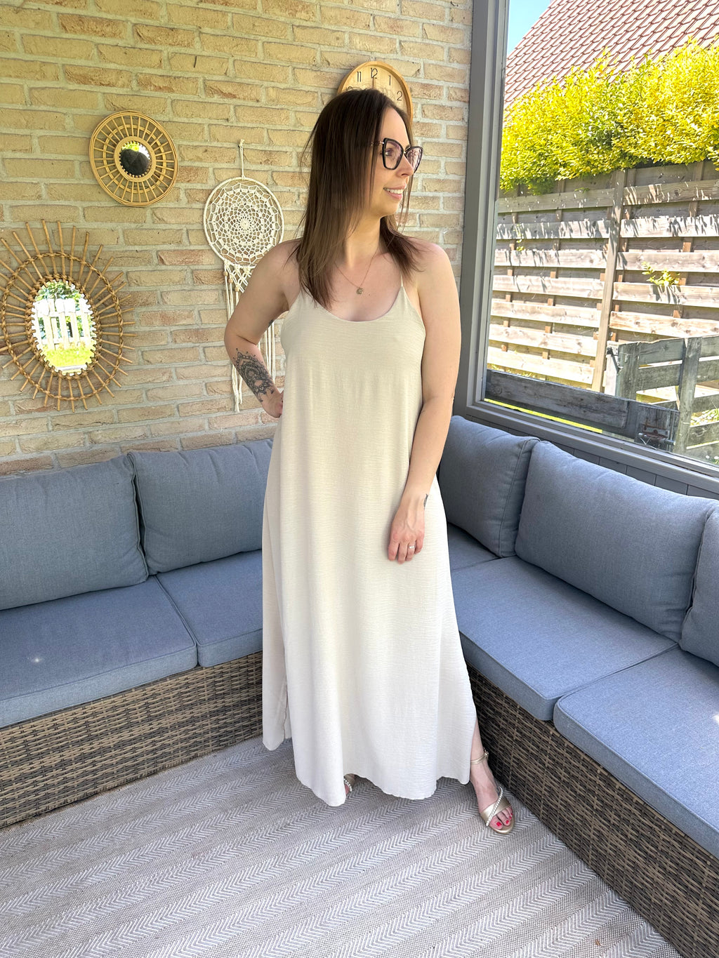 Estée Dress Beige