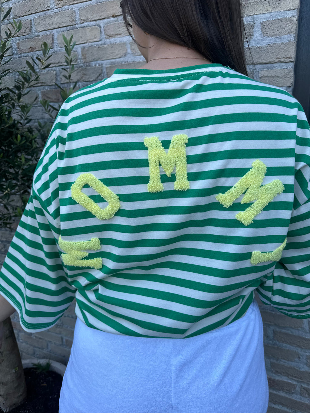 Ines T-shirt Mommy Groen
