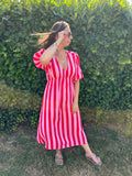 Chana Dress Roze/Rood