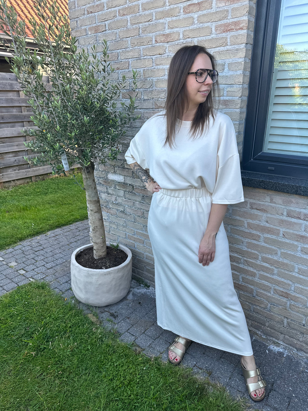 Noémie Skirt Ecru