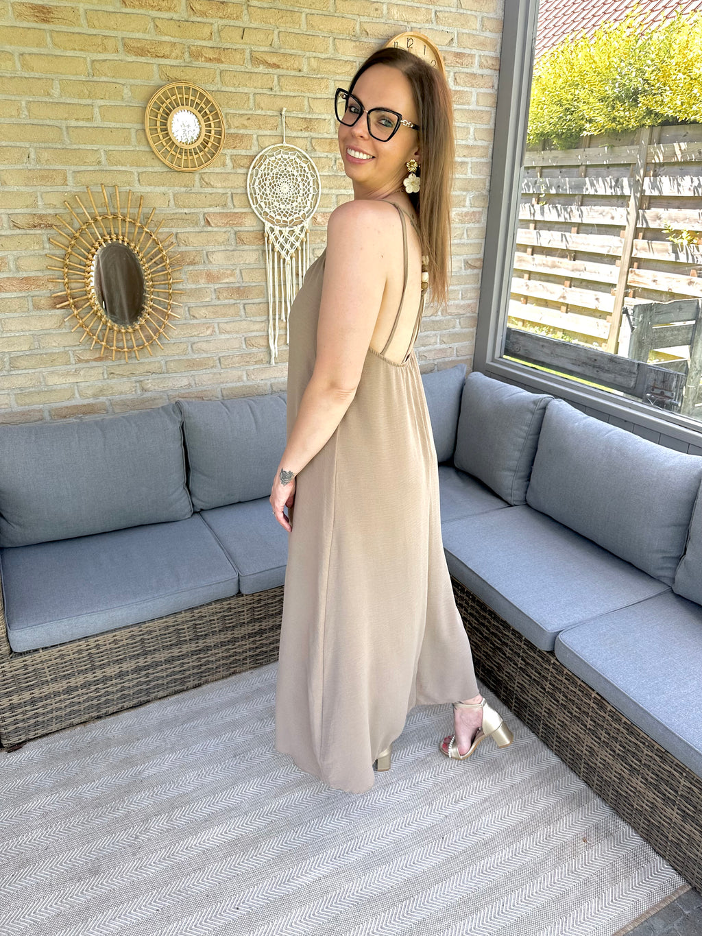 Esmée Dress Taupe