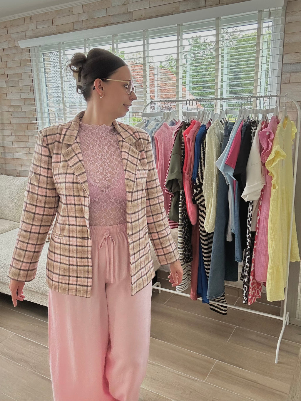 Ann Blazer Pink