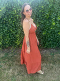 Helena Dress Terracotta