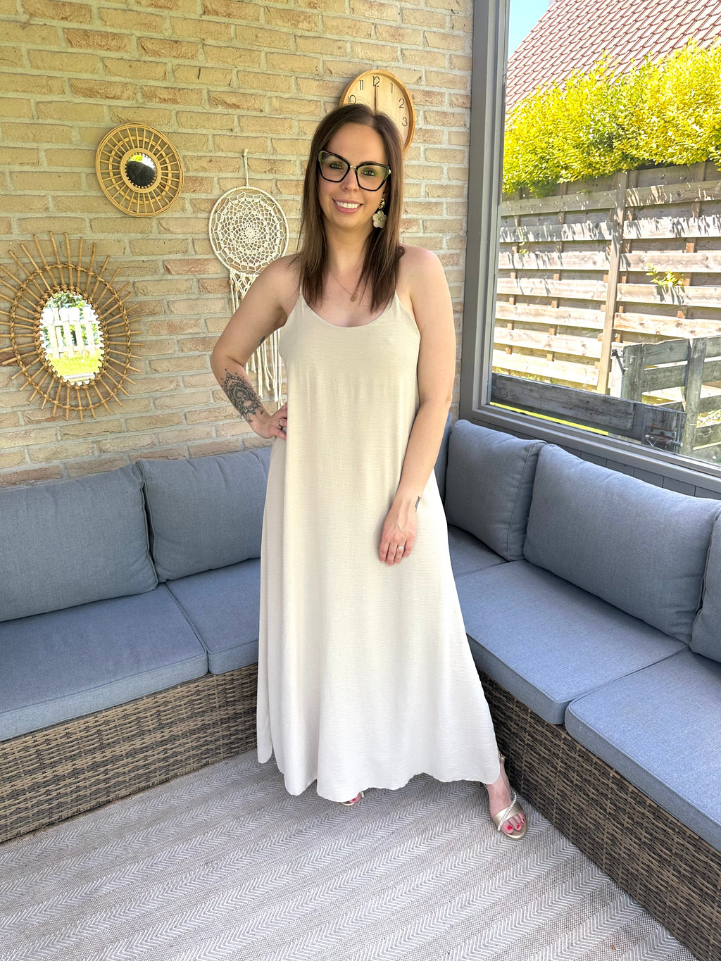 Estée Dress Beige