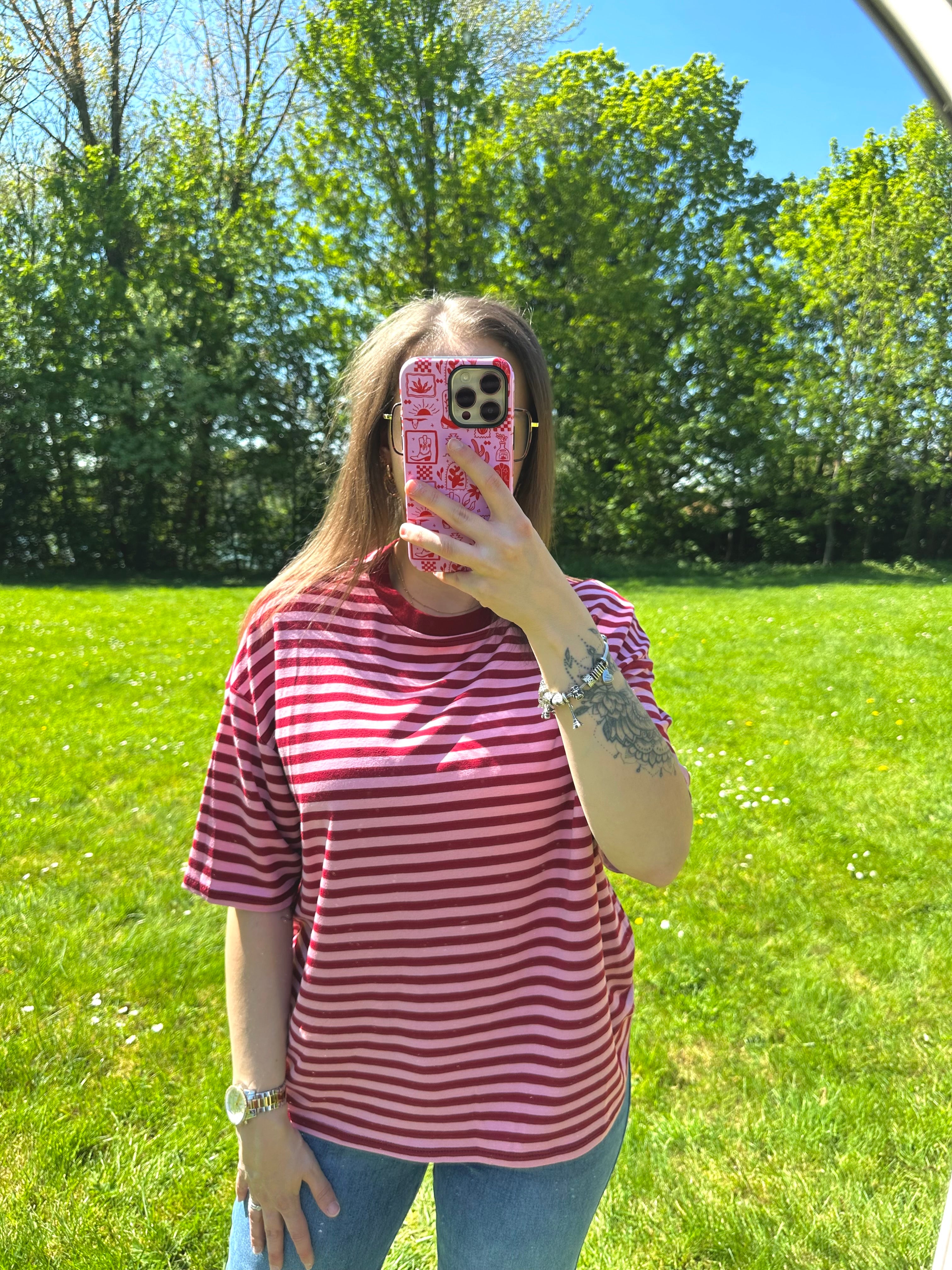 Wendy T-shirt Burgundy