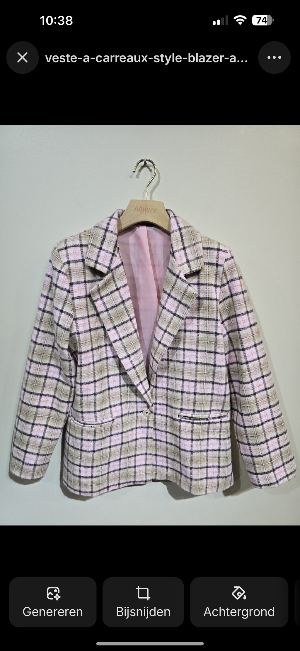 Ann Blazer Pink