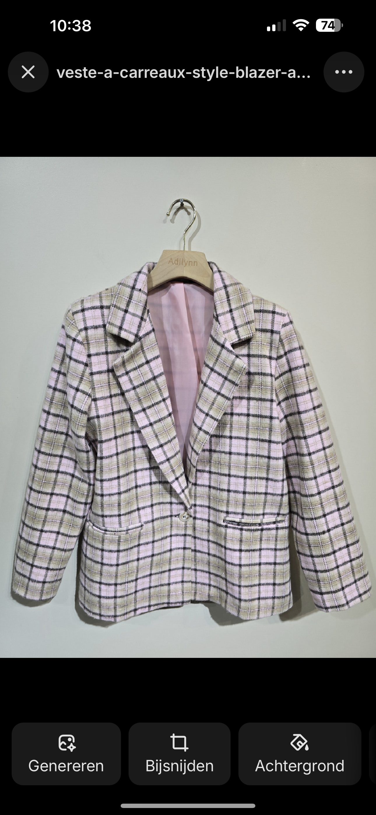 Ann Blazer Pink