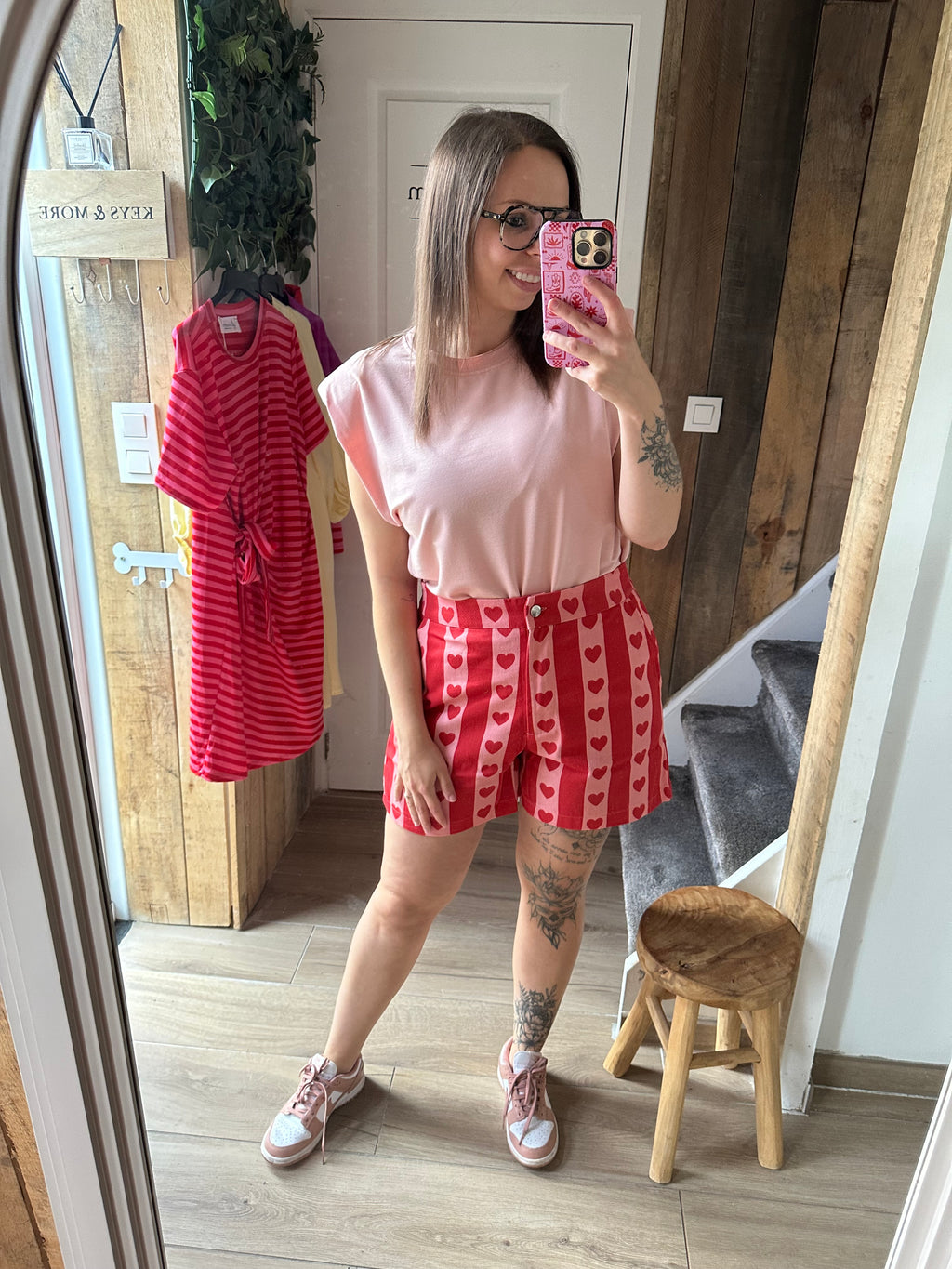 Rosie Short Hartjes