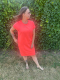 Nathalie Dress Neon Oranje