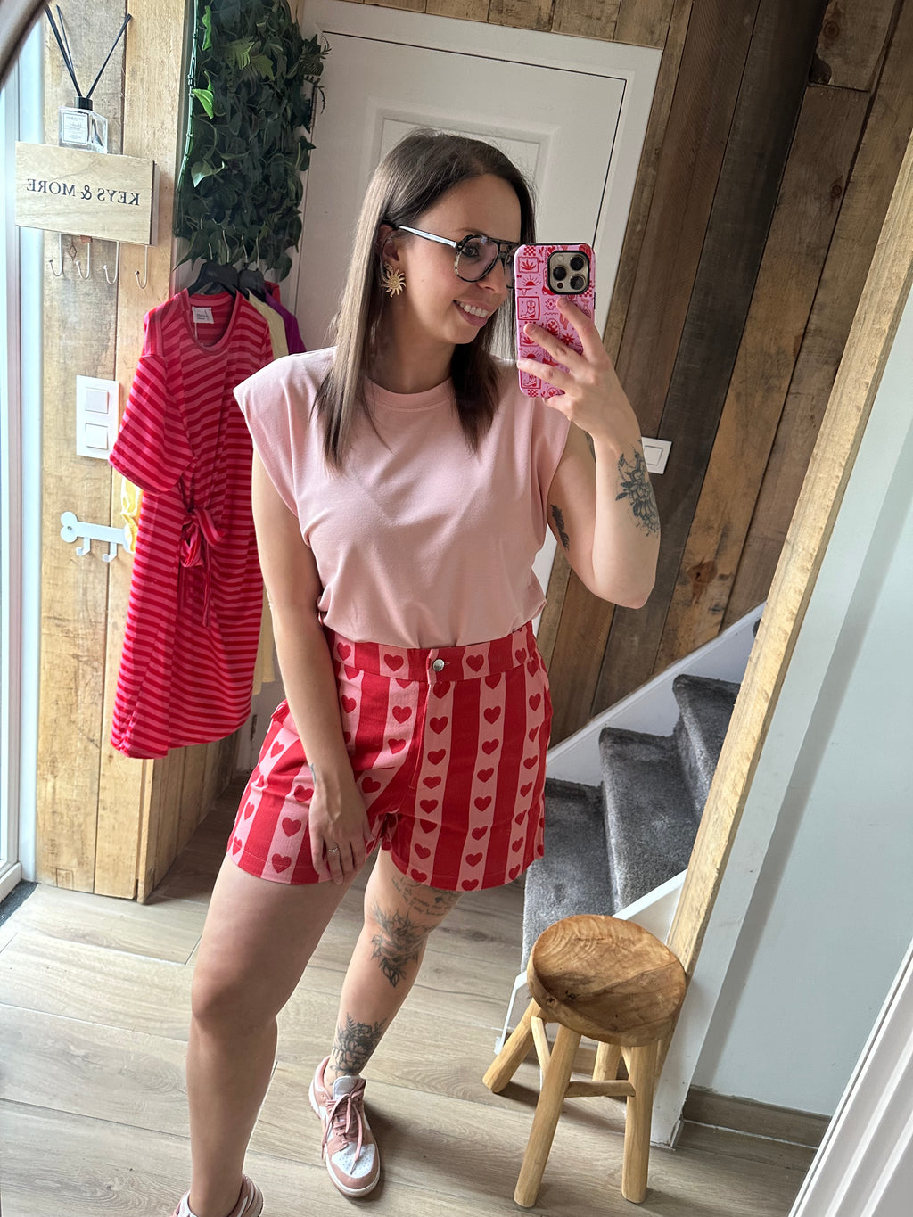 Rosie Short Hartjes