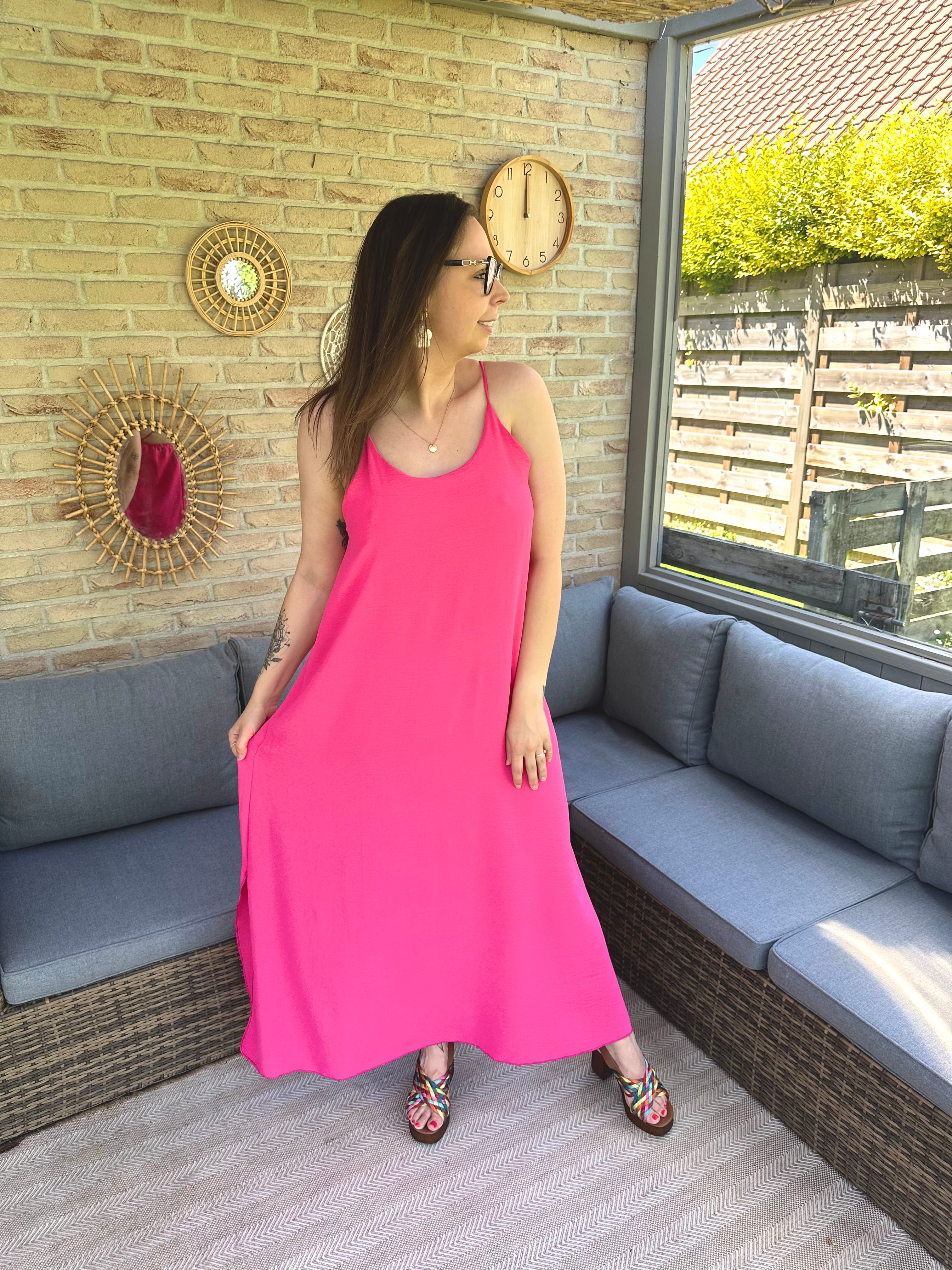 Estée Dress Fuchsia