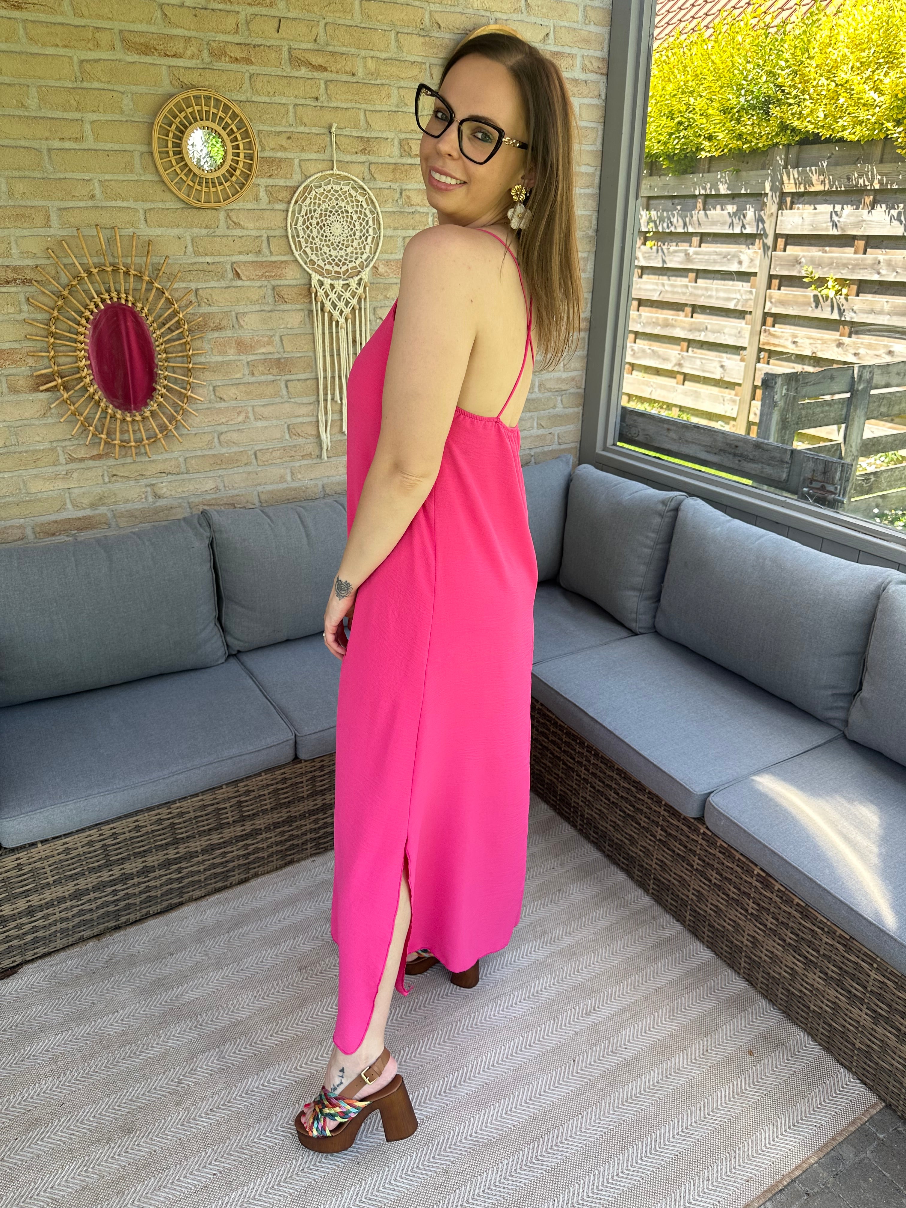 Estée Dress Fuchsia