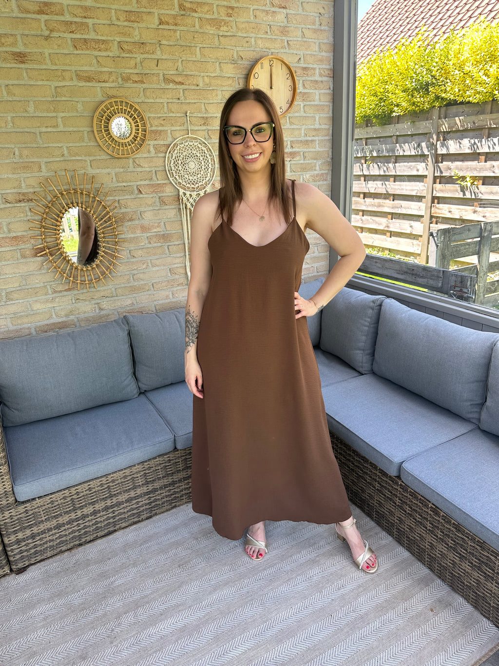 Esmée Dress Chocolade