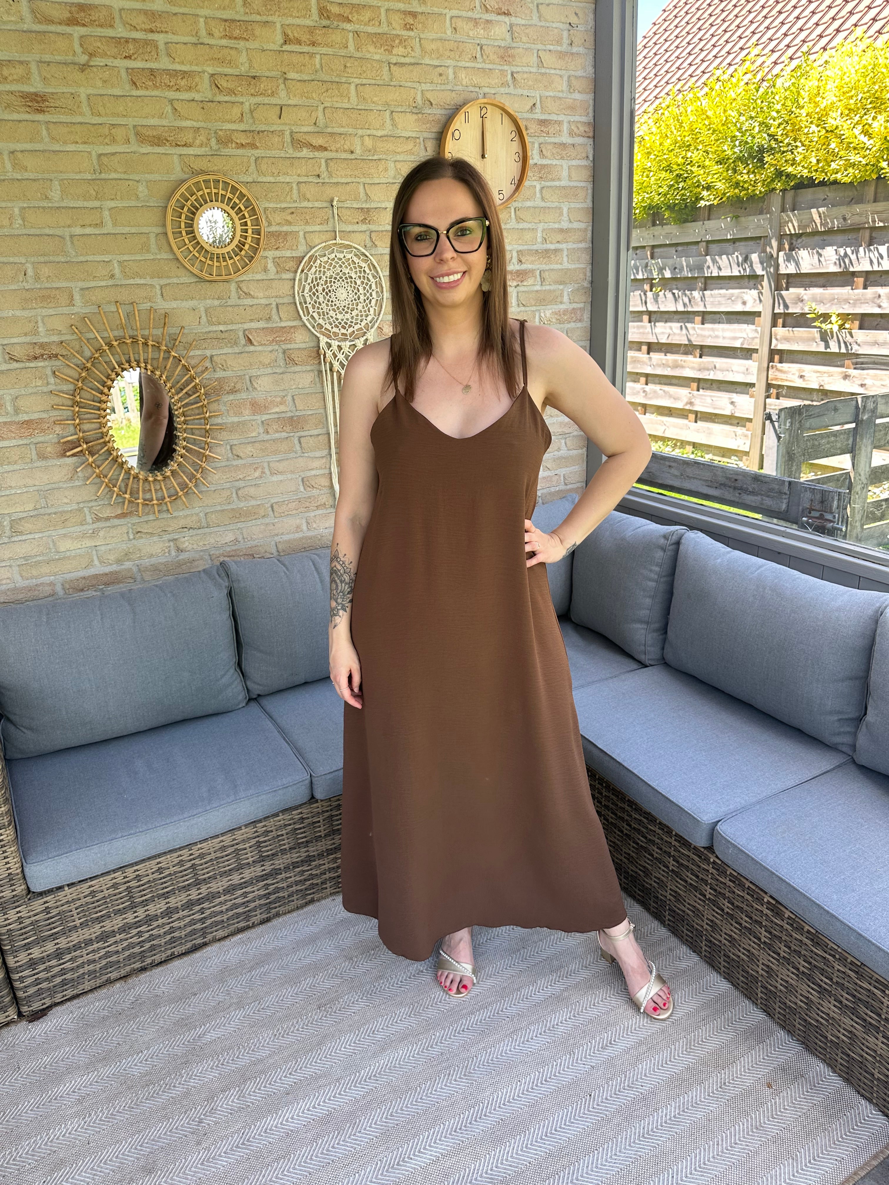 Esmée Dress Chocolade