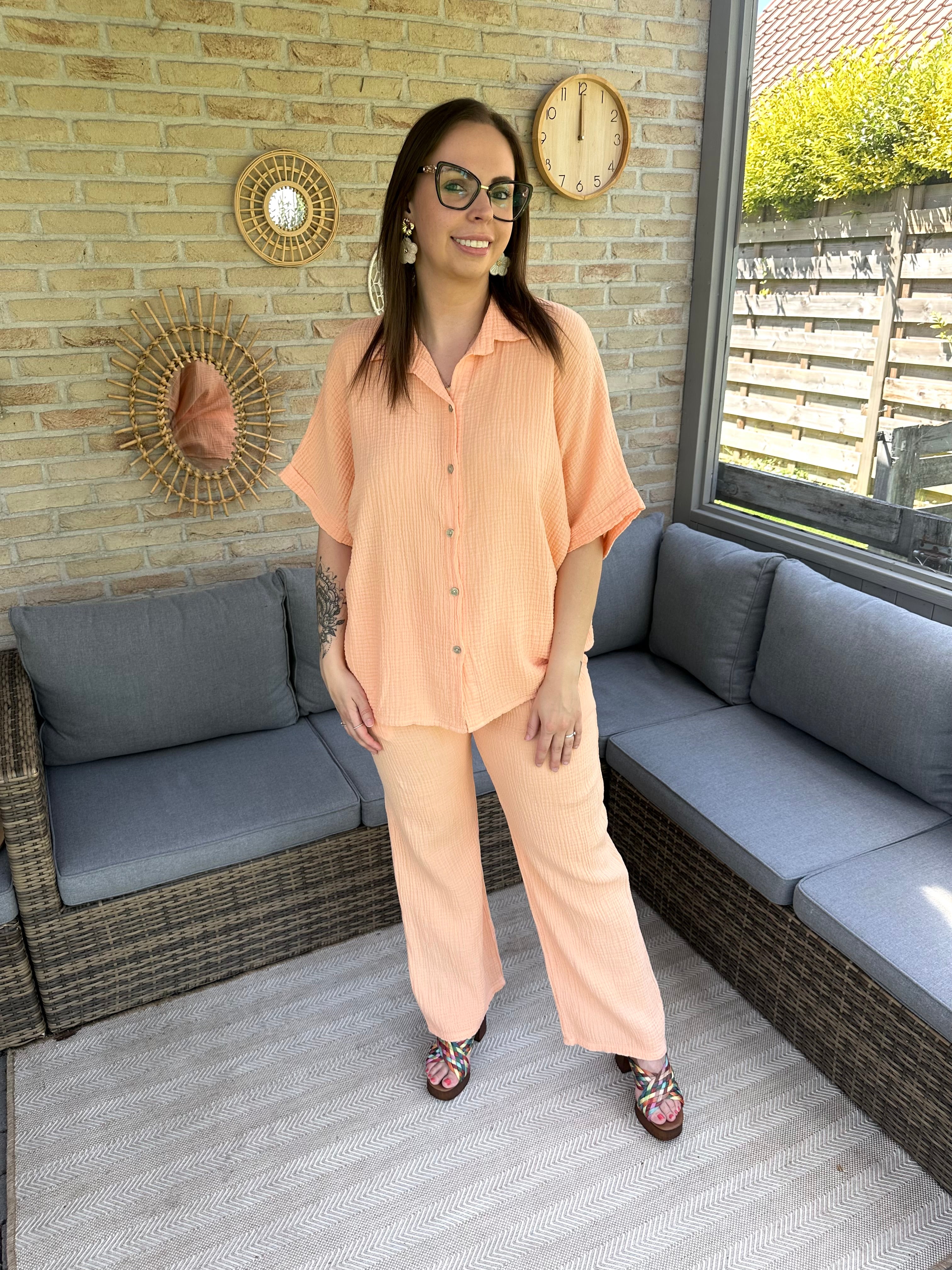 Valentina Pants Salmon