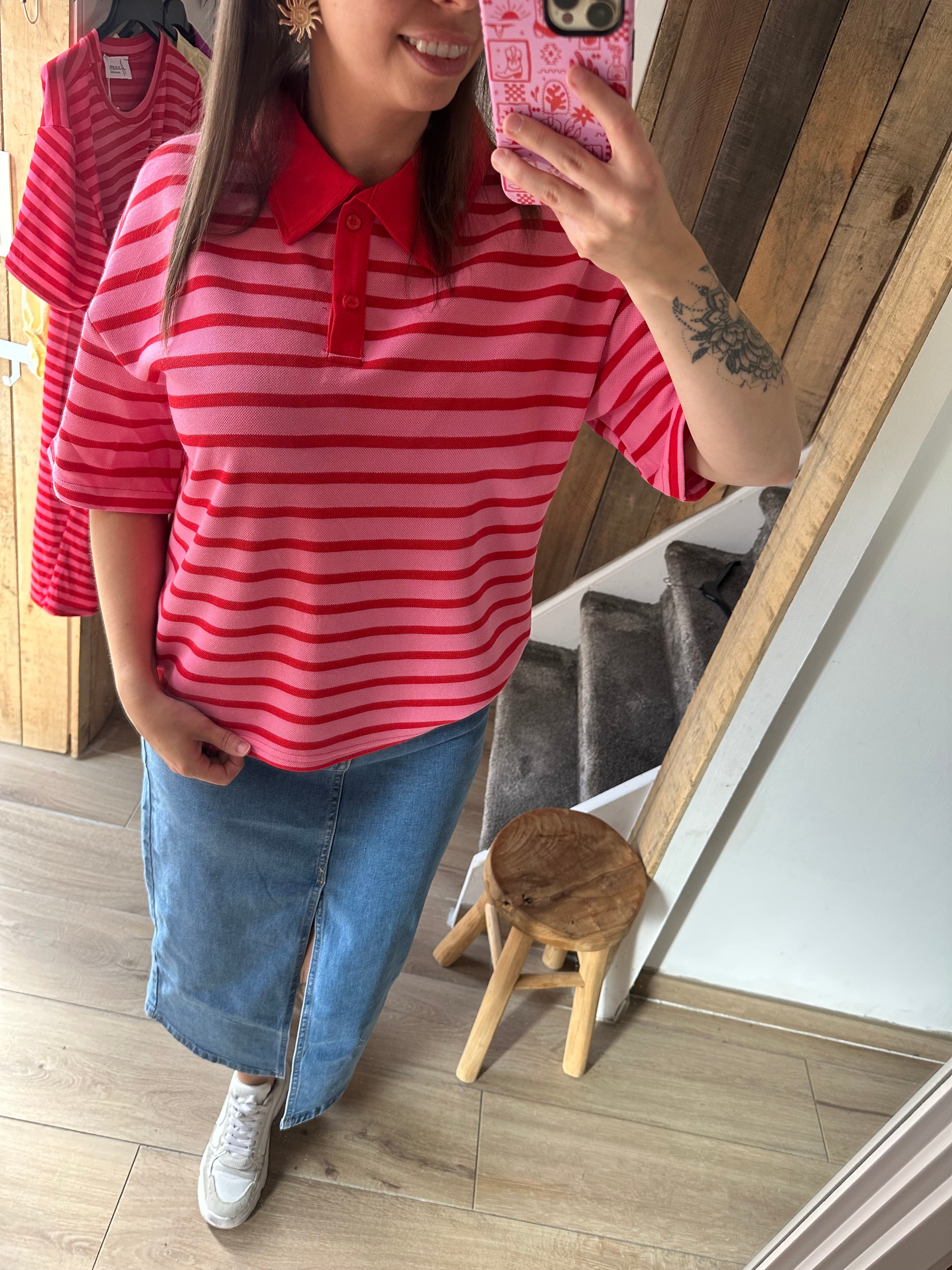 Elodie Polo Rood