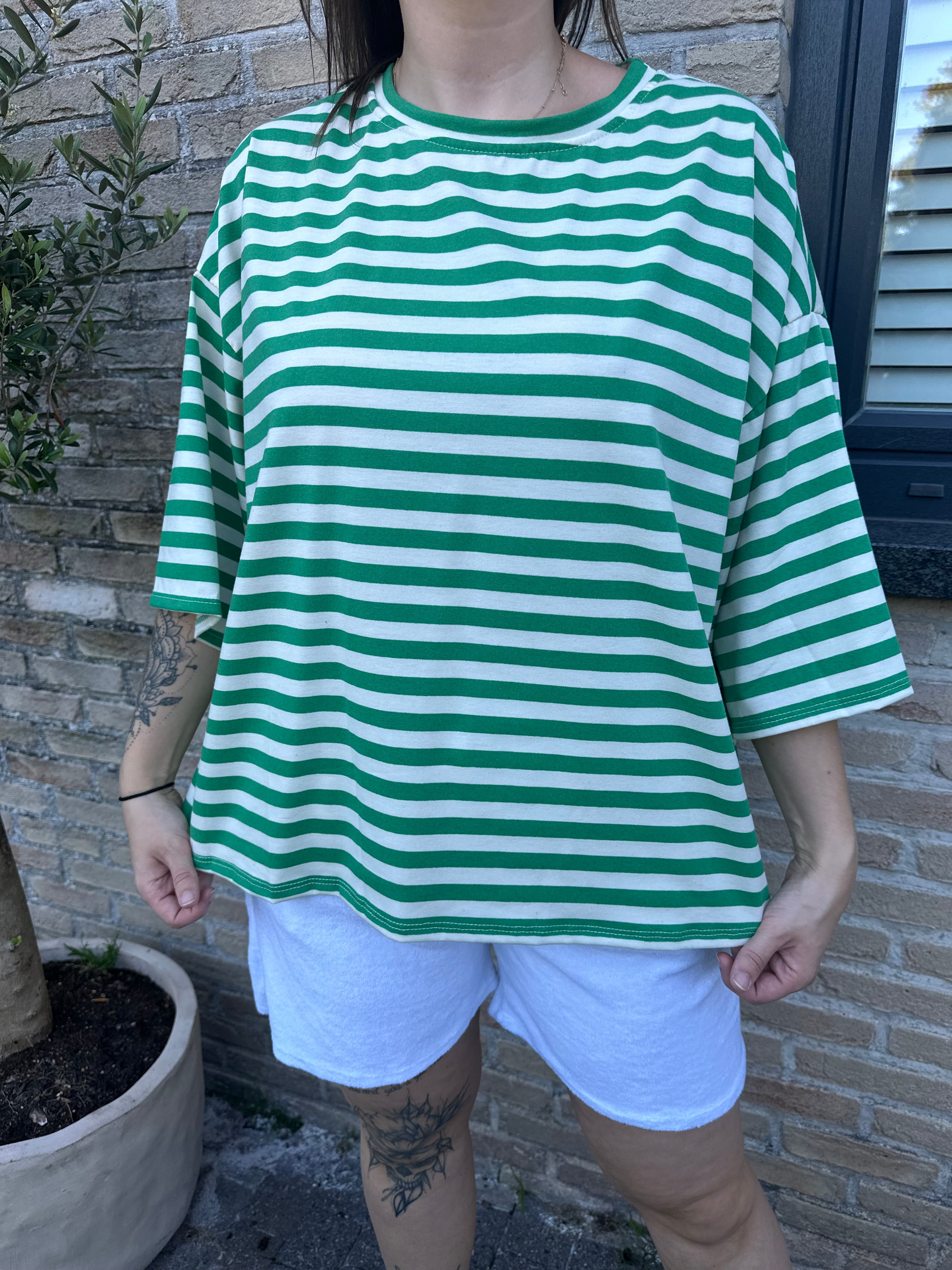 Ines T-shirt Mommy Groen