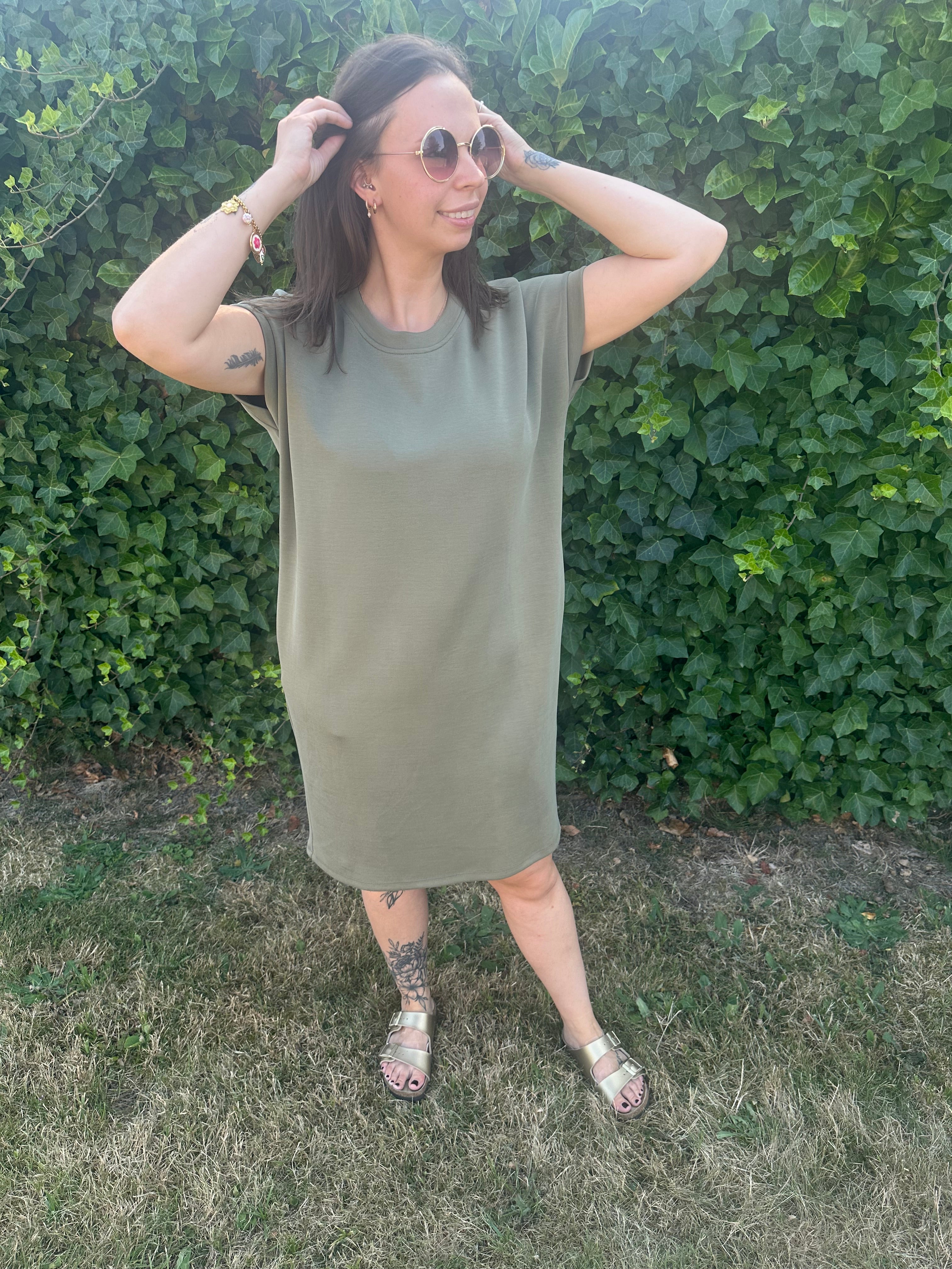 Nathalie Dress Kaki