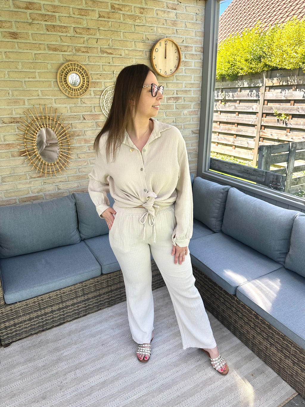 Valentina Pants Beige