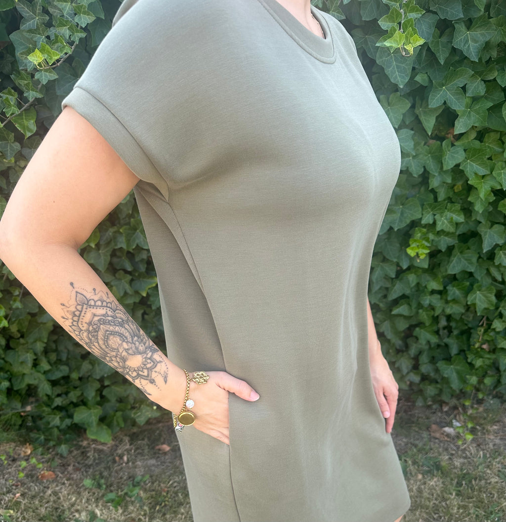 Nathalie Dress Kaki