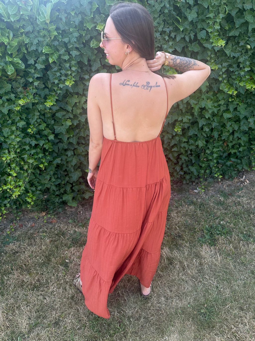 Helena Dress Terracotta