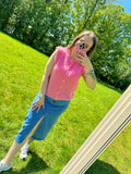 Evelien Alpaca Sleeveless Vest Pink