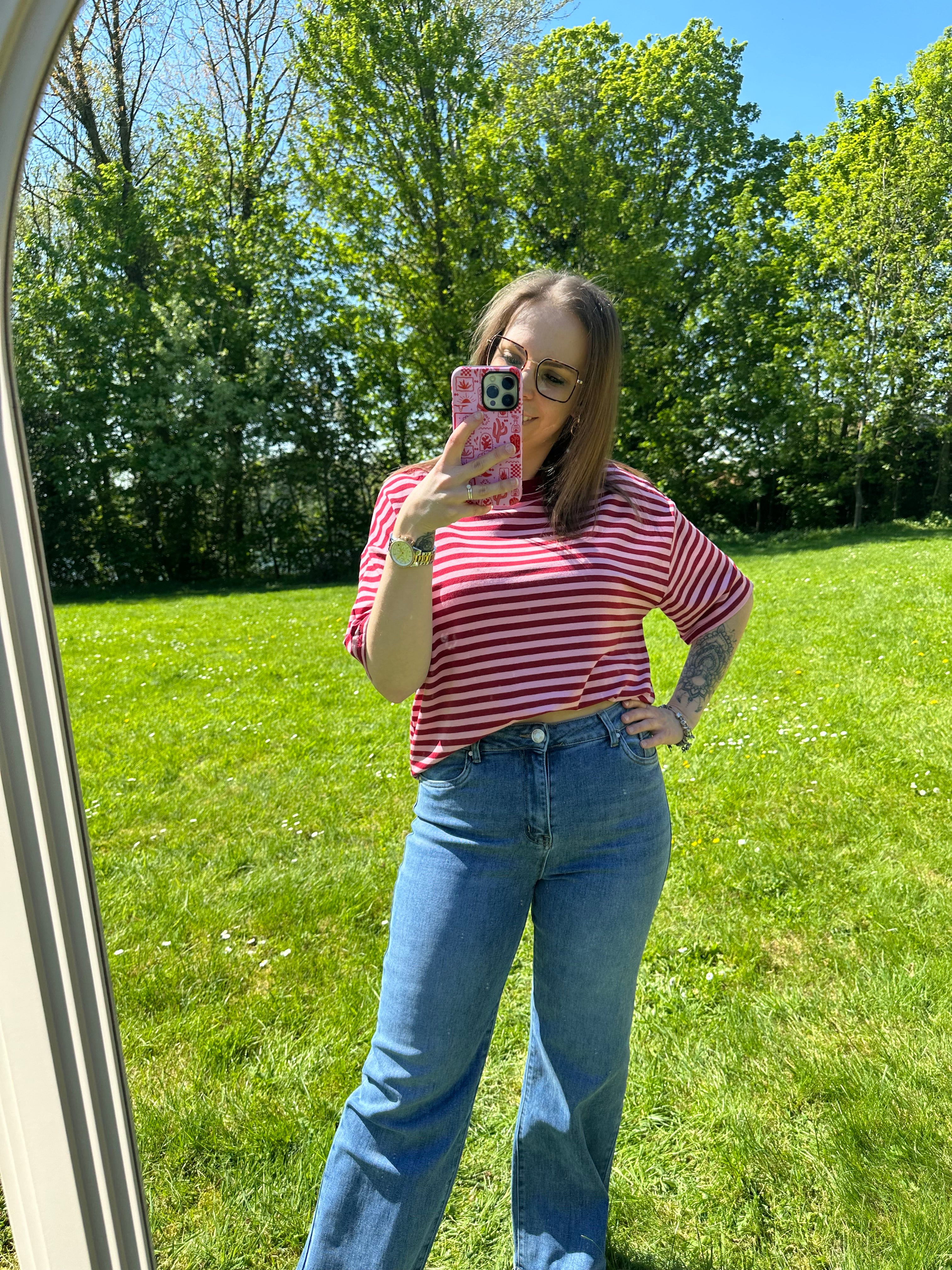 Wendy T-shirt Burgundy