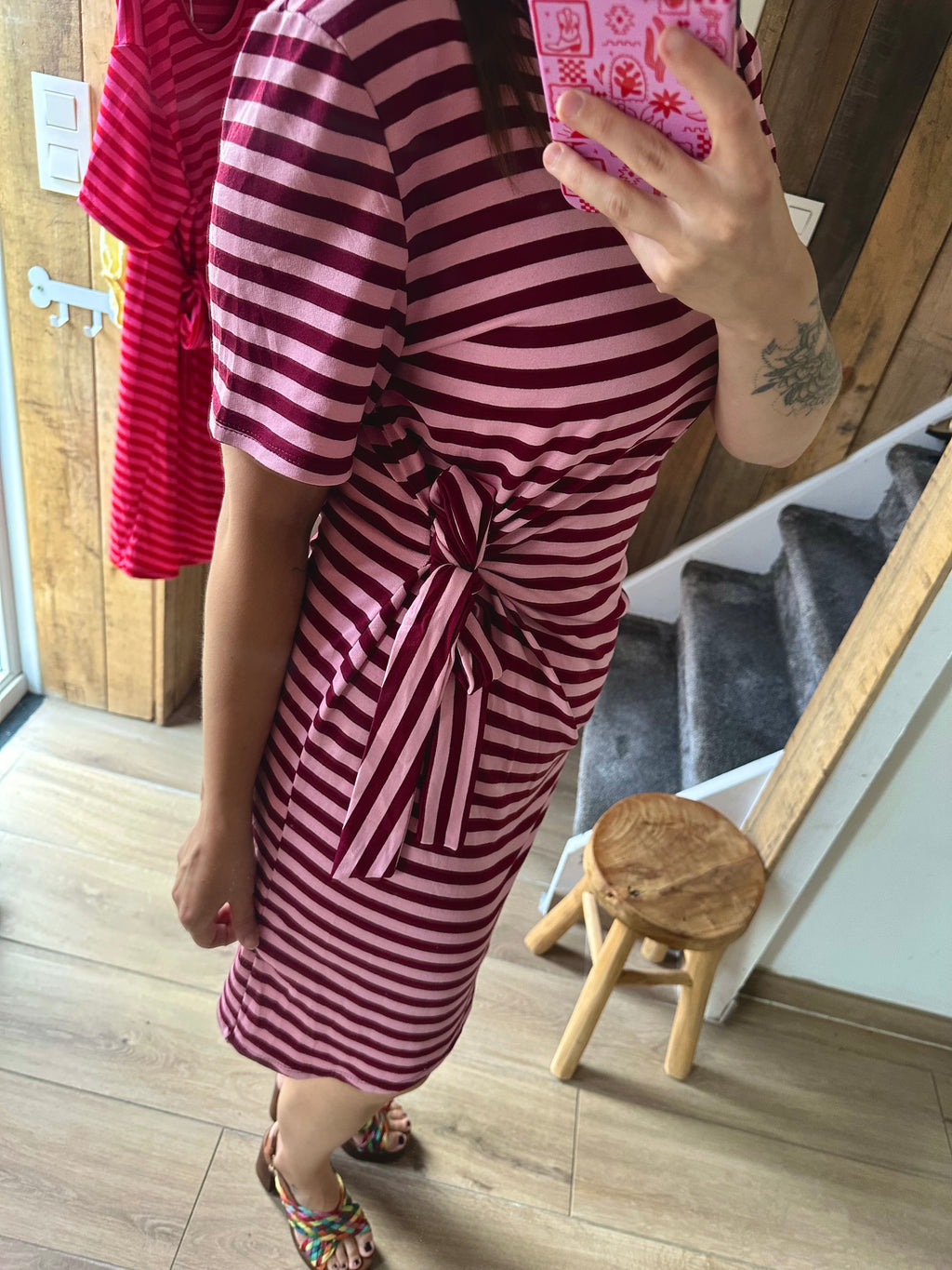 Liv Dress Burgundy