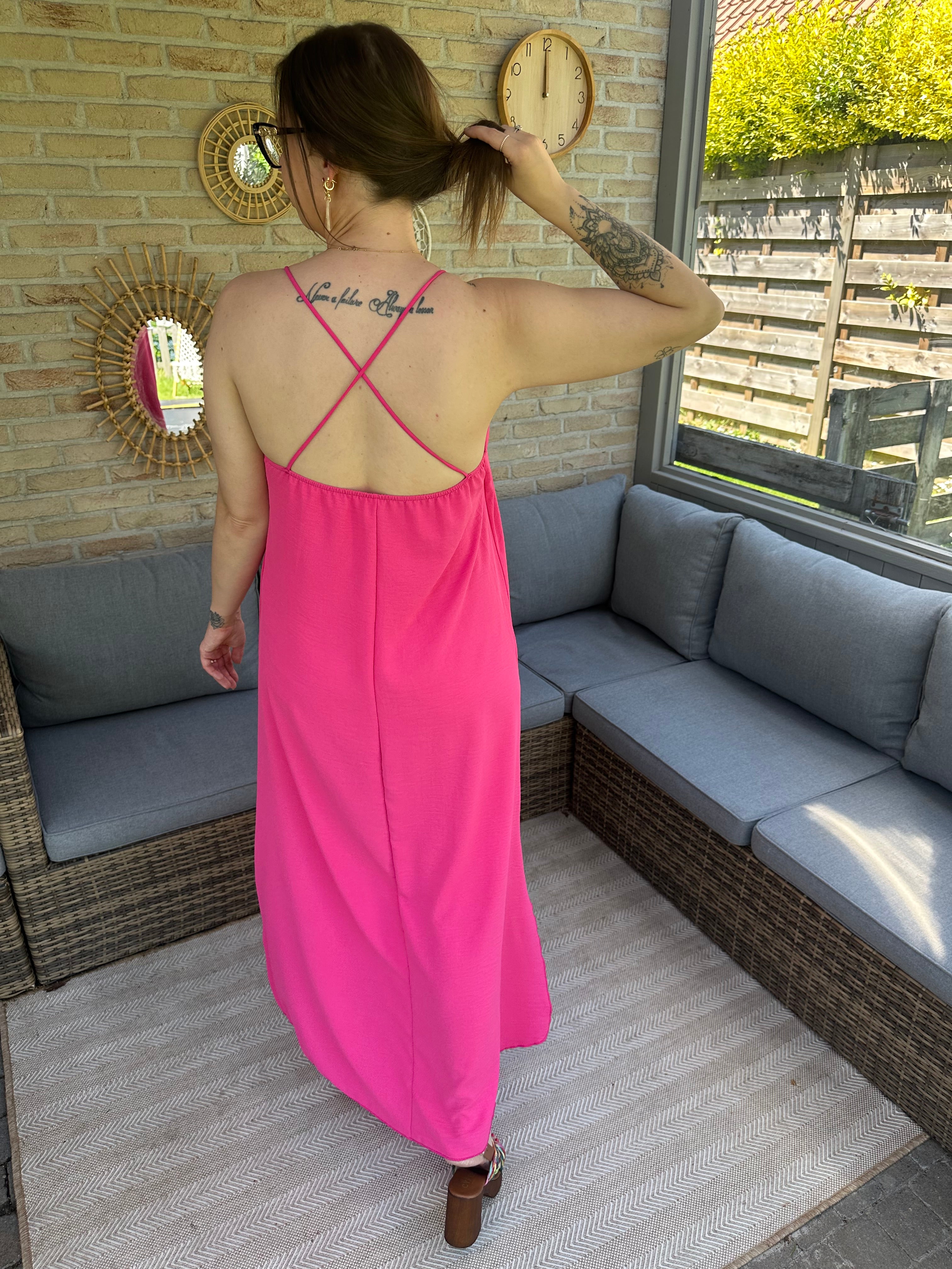 Estée Dress Fuchsia