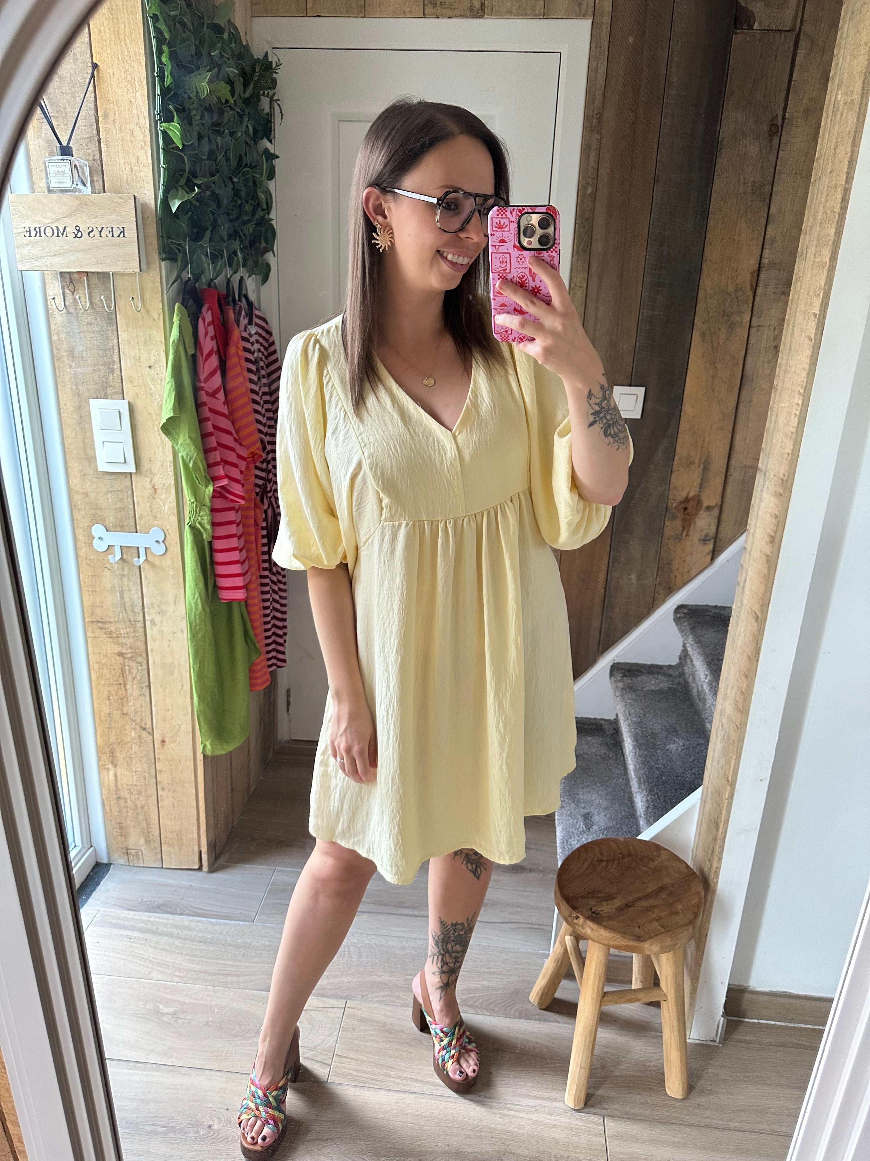 Manon Dress Yellow