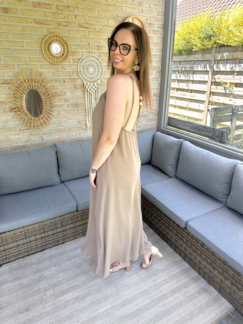 Esmée Dress Taupe
