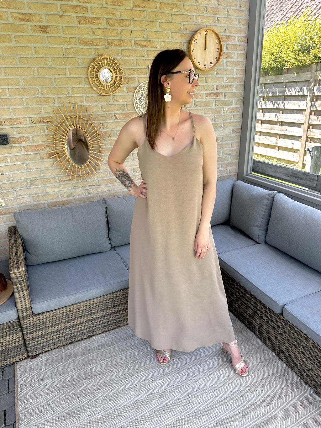 Esmée Dress Taupe