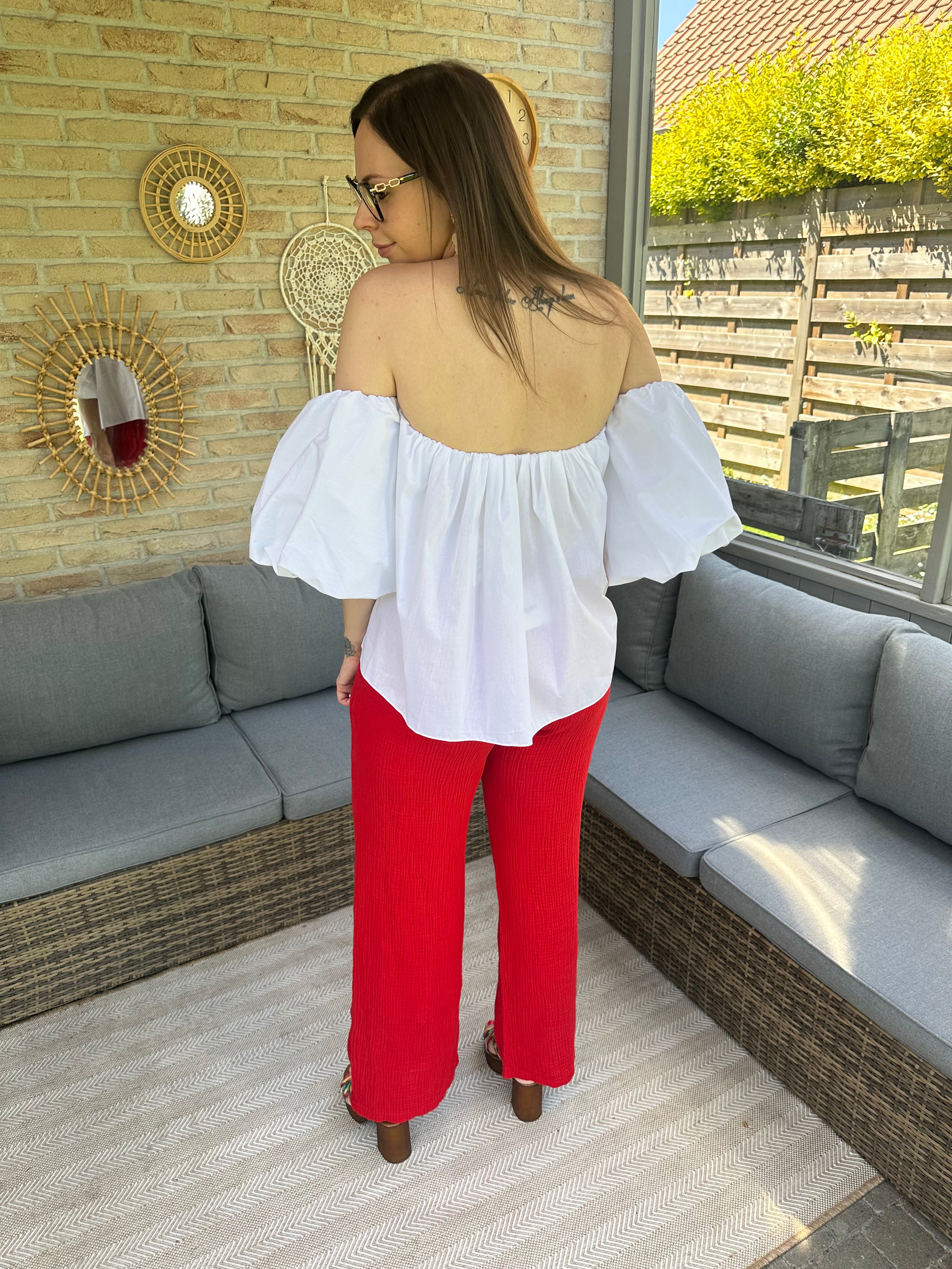 Maria Blouse Wit
