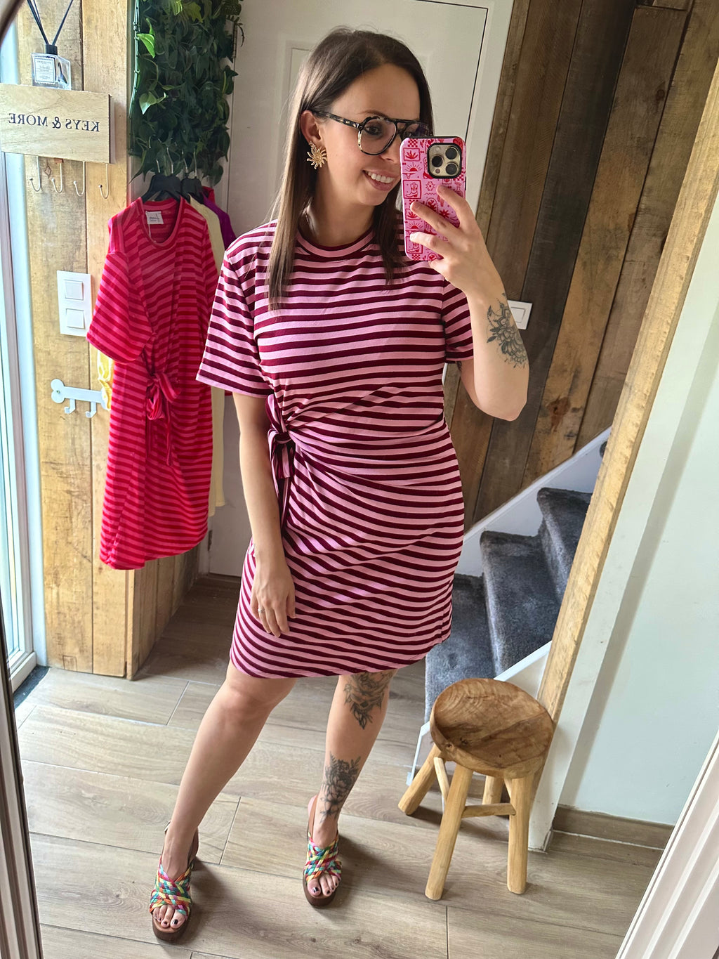 Liv Dress Burgundy