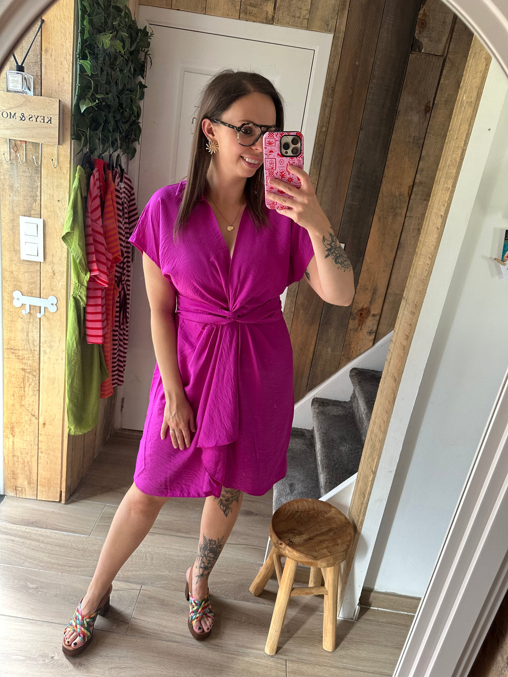 Lexie Dress Fuchsia