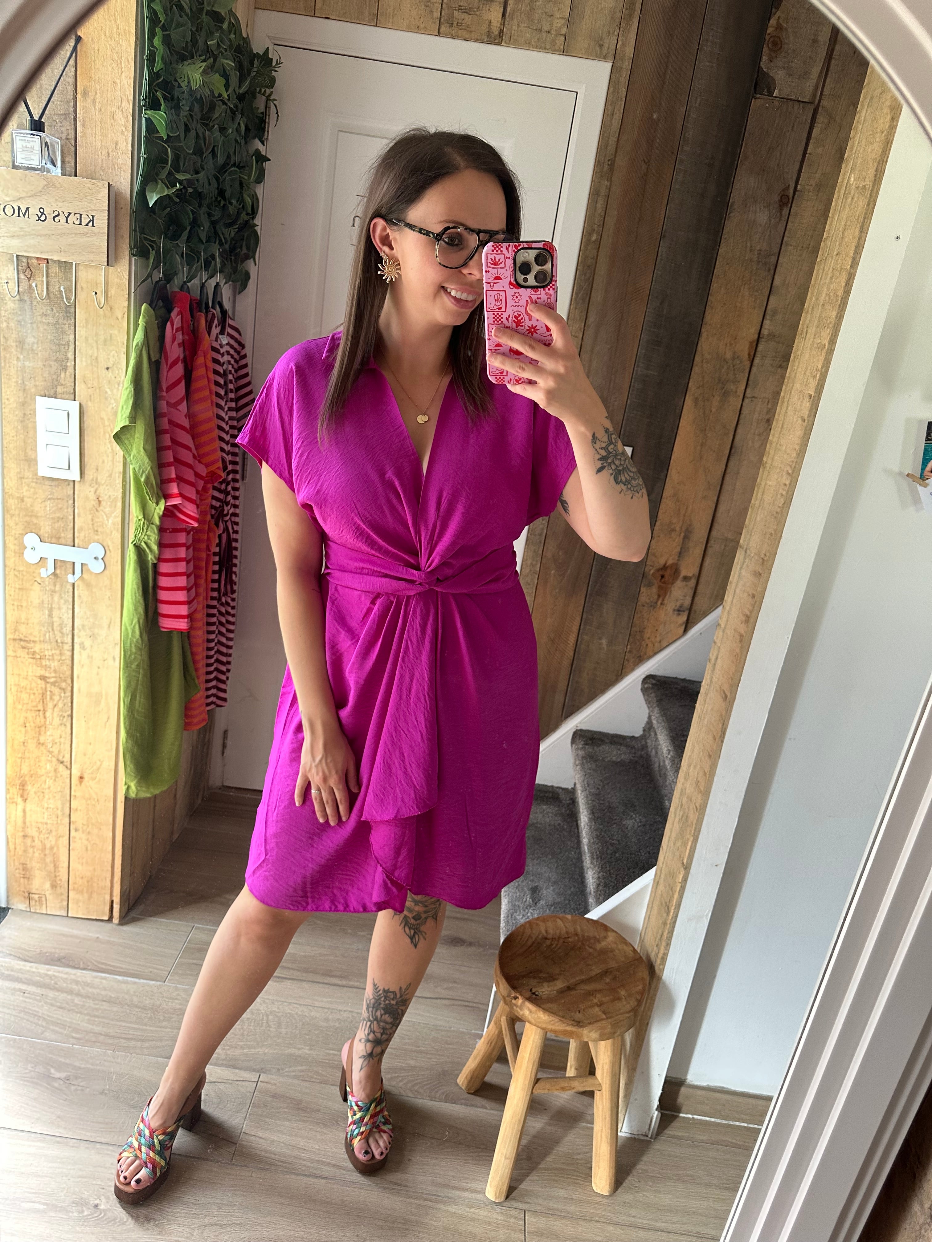 Lexie Dress Fuchsia