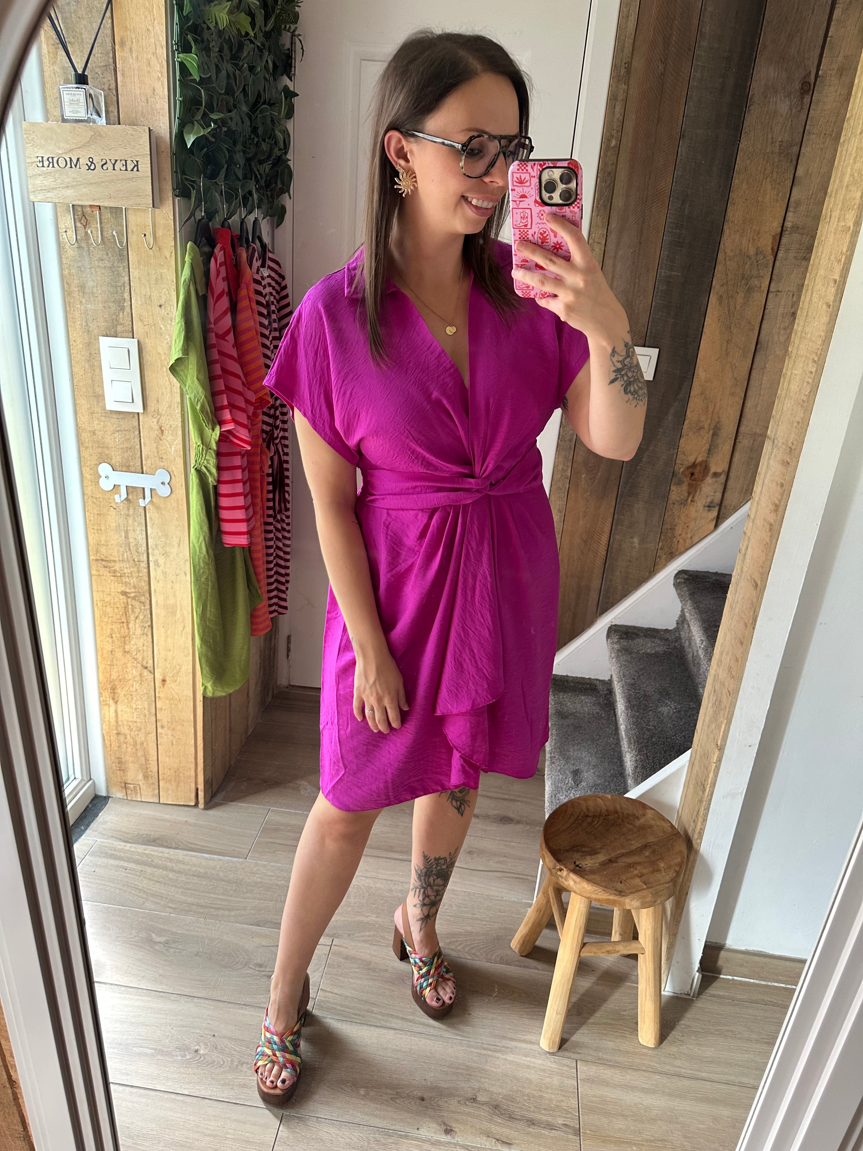 Lexie Dress Fuchsia
