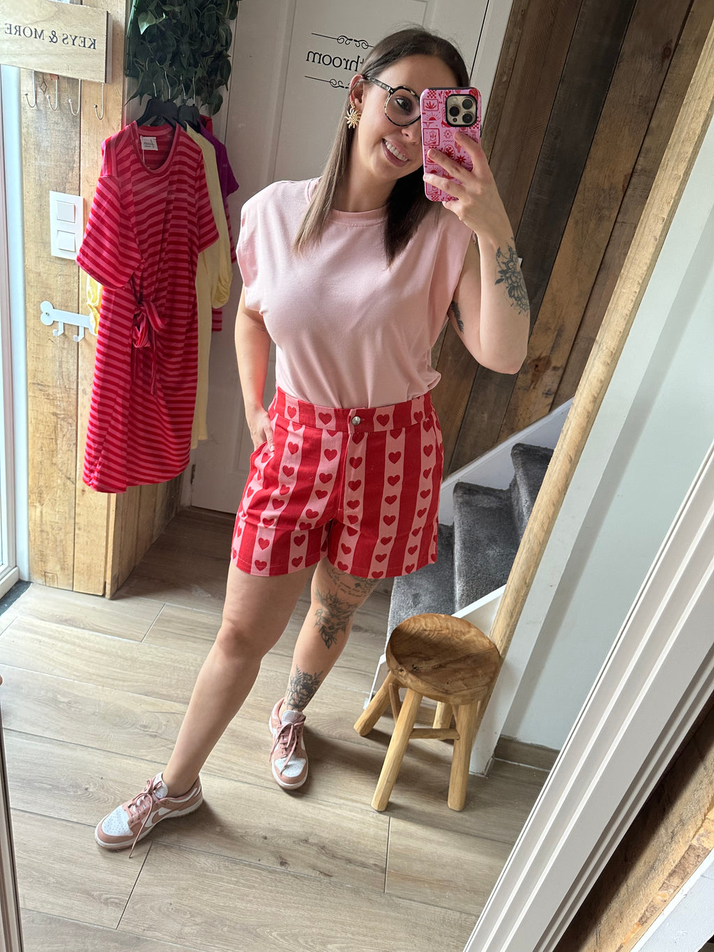 Rosie Short Hartjes