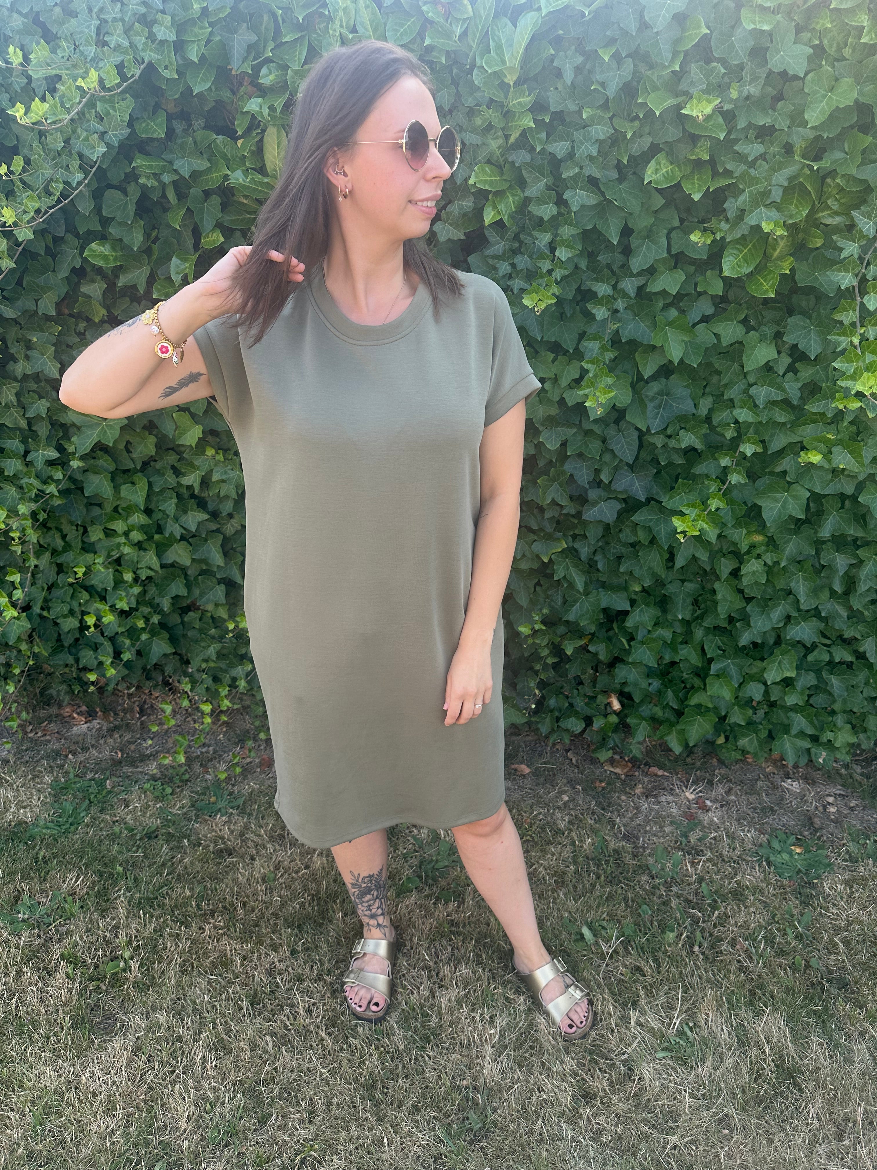 Nathalie Dress Kaki