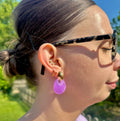 Bo Oorbellen Purple
