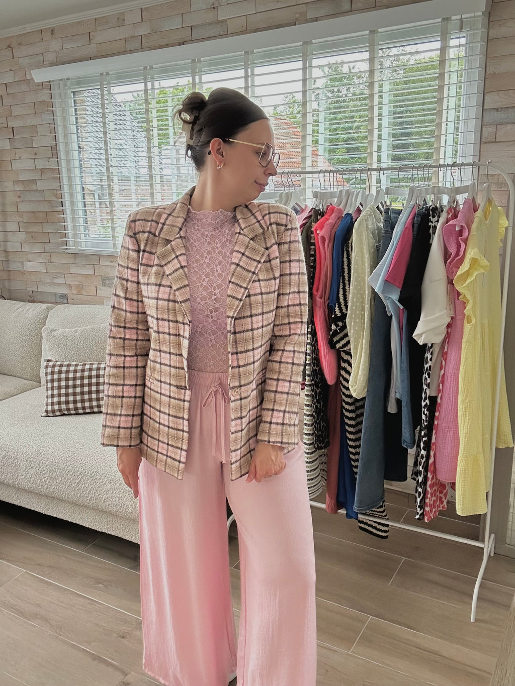 Ann Blazer Pink